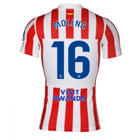 Pánské fotbalový oblečení Atletico Madrid Nahuel Molina #16 Domácí košile 2025-26 Krátkým Rukávem